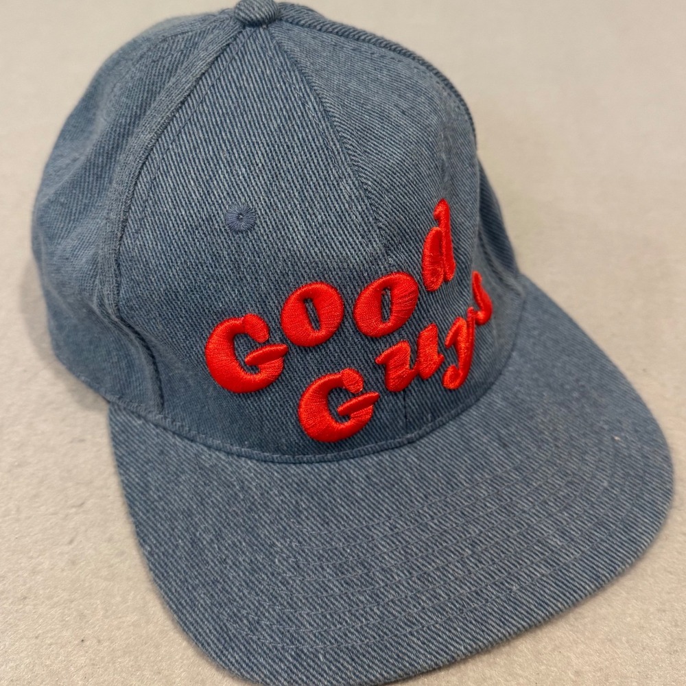 Chucky Good Guys Hat Men Blue Corduroy Snapback Horror Movie Graphic Underbrim